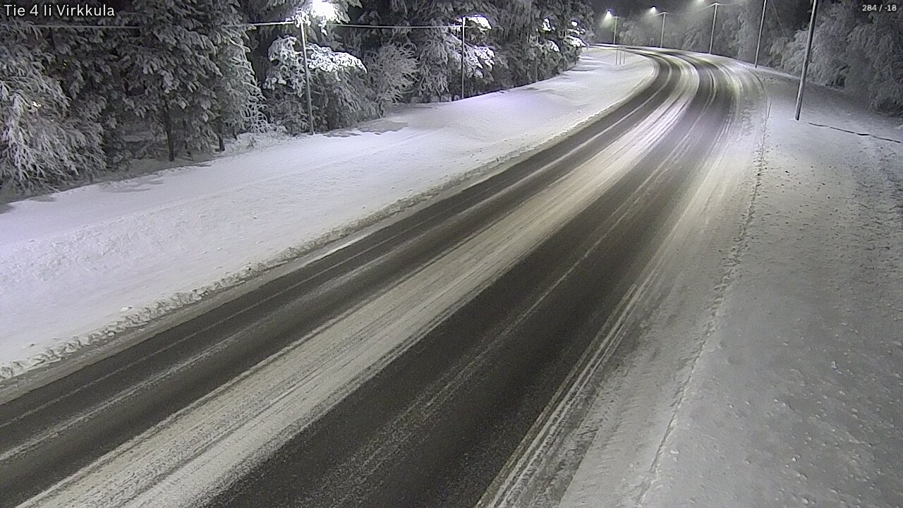 Weather Camera Image Road 4 Ii, Virkkula, Ii, Pohjois-Pohjanmaa