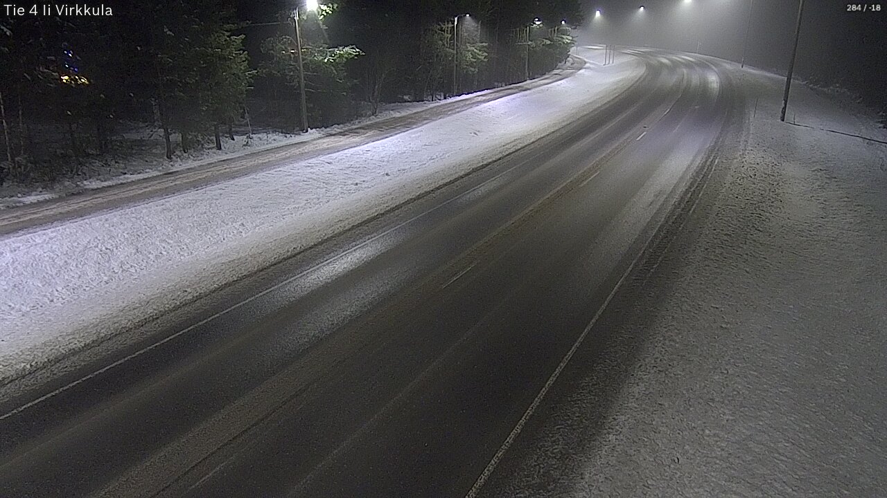 Weather Camera Image Road 4 Ii, Virkkula, Ii, Pohjois-Pohjanmaa