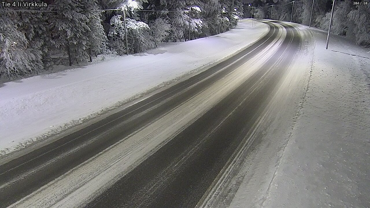 Weather Camera Image Road 4 Ii, Virkkula, Ii, Pohjois-Pohjanmaa