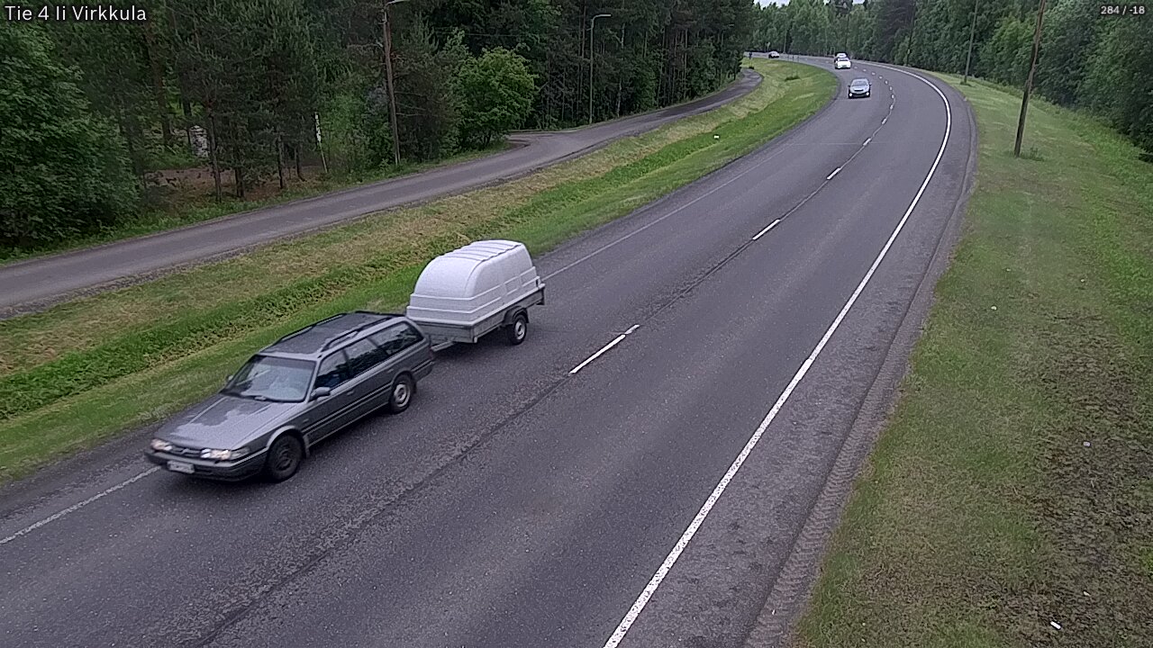 Weather Camera Image Väg 4 Ijo, Virkkula, Ii, Pohjois-Pohjanmaa