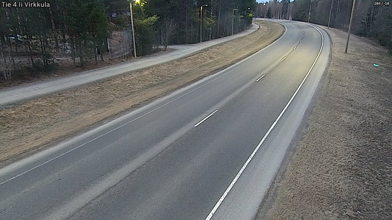 Weather Camera Image Väg 4 Ijo, Virkkula, Ii, Pohjois-Pohjanmaa