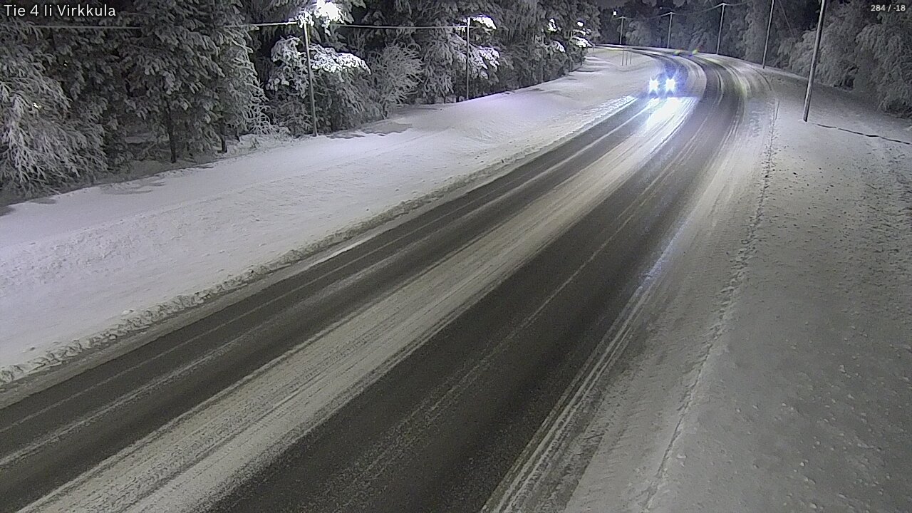 Weather Camera Image Road 4 Ii, Virkkula, Ii, Pohjois-Pohjanmaa