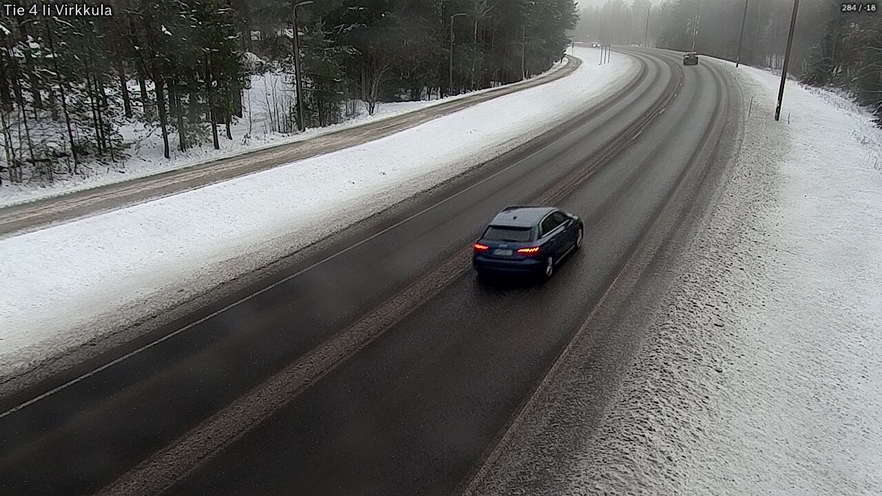 Weather Camera Image Road 4 Ii, Virkkula, Ii, Pohjois-Pohjanmaa
