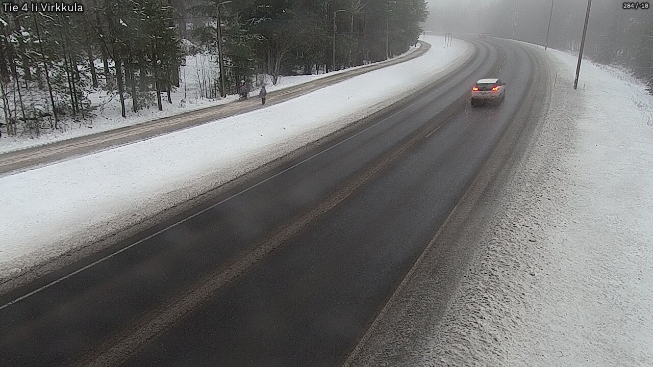 Weather Camera Image Road 4 Ii, Virkkula, Ii, Pohjois-Pohjanmaa