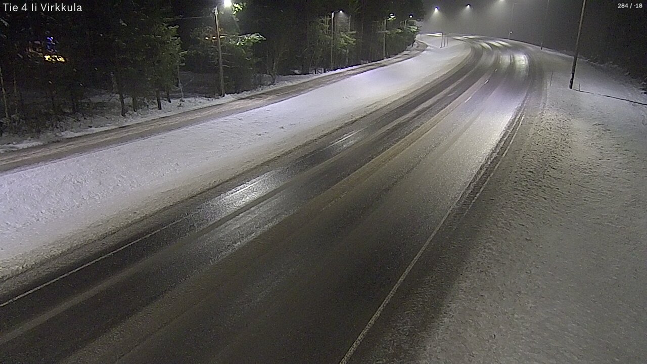Weather Camera Image Road 4 Ii, Virkkula, Ii, Pohjois-Pohjanmaa