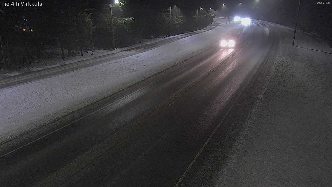 Weather Camera Image Road 4 Ii, Virkkula, Ii, Pohjois-Pohjanmaa