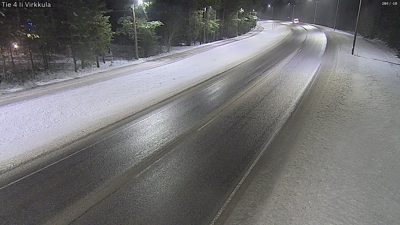 Weather Camera Image Väg 4 Ijo, Virkkula, Ii, Pohjois-Pohjanmaa