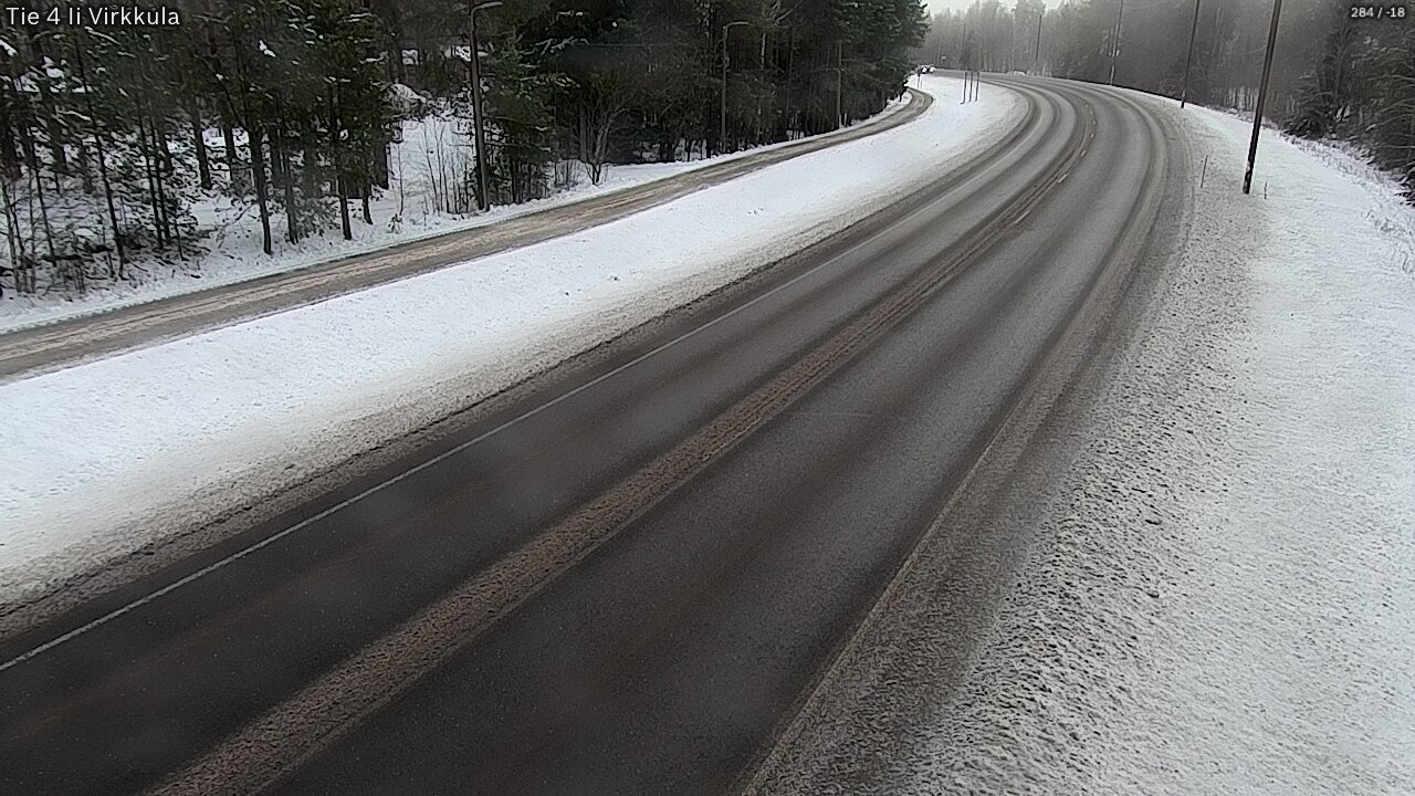 Weather Camera Image Road 4 Ii, Virkkula, Ii, Pohjois-Pohjanmaa