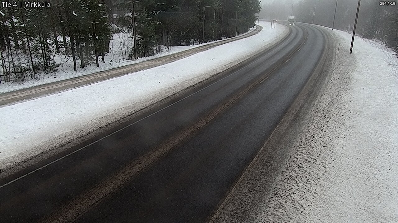 Weather Camera Image Road 4 Ii, Virkkula, Ii, Pohjois-Pohjanmaa