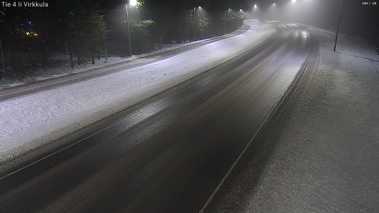 Weather Camera Image Road 4 Ii, Virkkula, Ii, Pohjois-Pohjanmaa