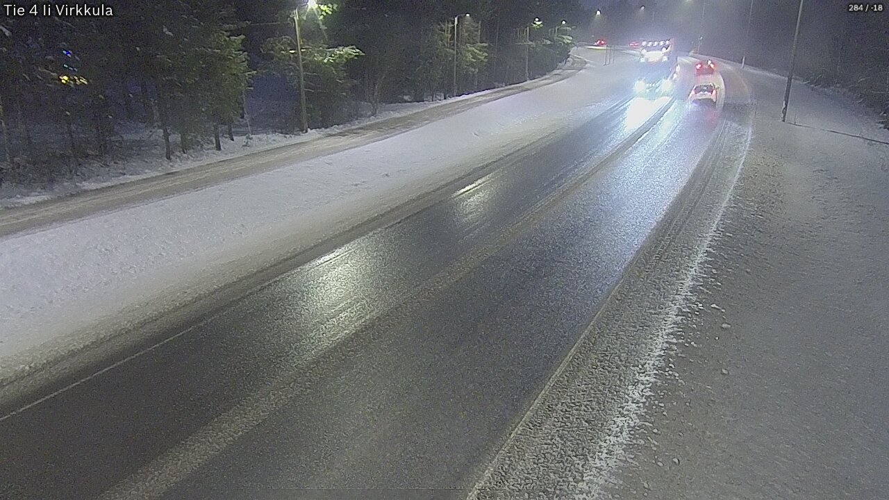 Weather Camera Image Väg 4 Ijo, Virkkula, Ii, Pohjois-Pohjanmaa