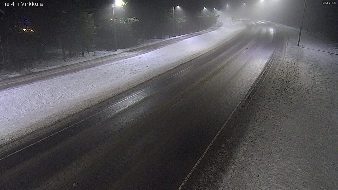 Weather Camera Image Road 4 Ii, Virkkula, Ii, Pohjois-Pohjanmaa