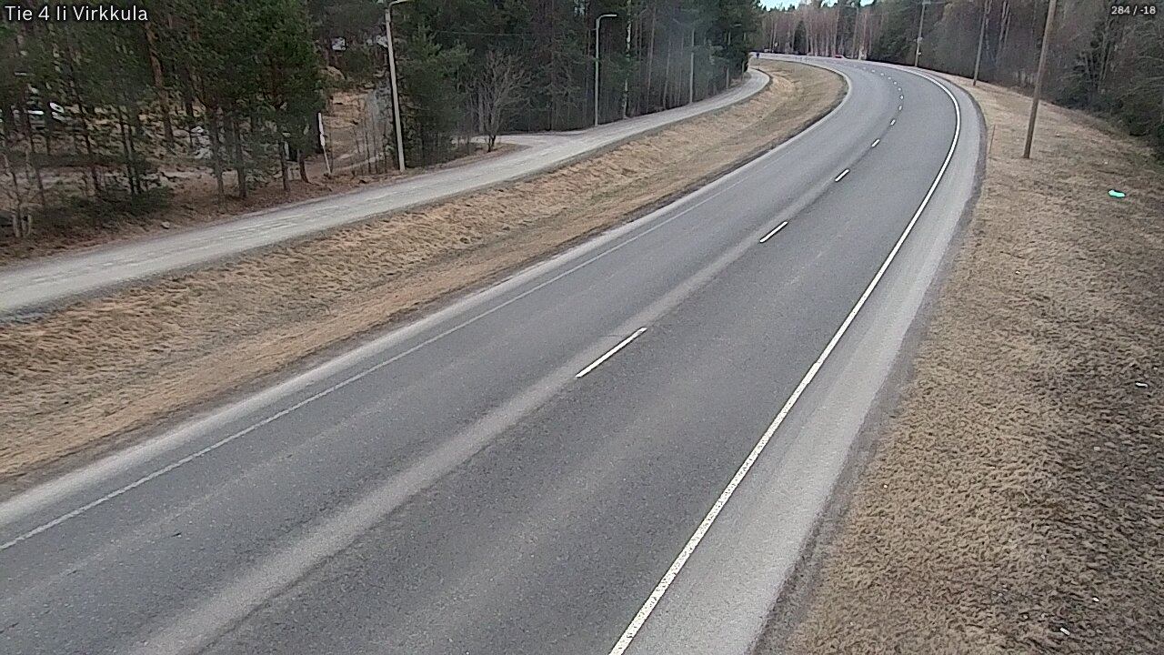 Weather Camera Image Väg 4 Ijo, Virkkula, Ii, Pohjois-Pohjanmaa