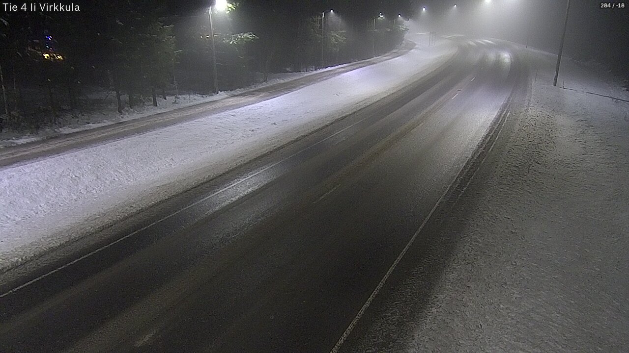 Weather Camera Image Road 4 Ii, Virkkula, Ii, Pohjois-Pohjanmaa