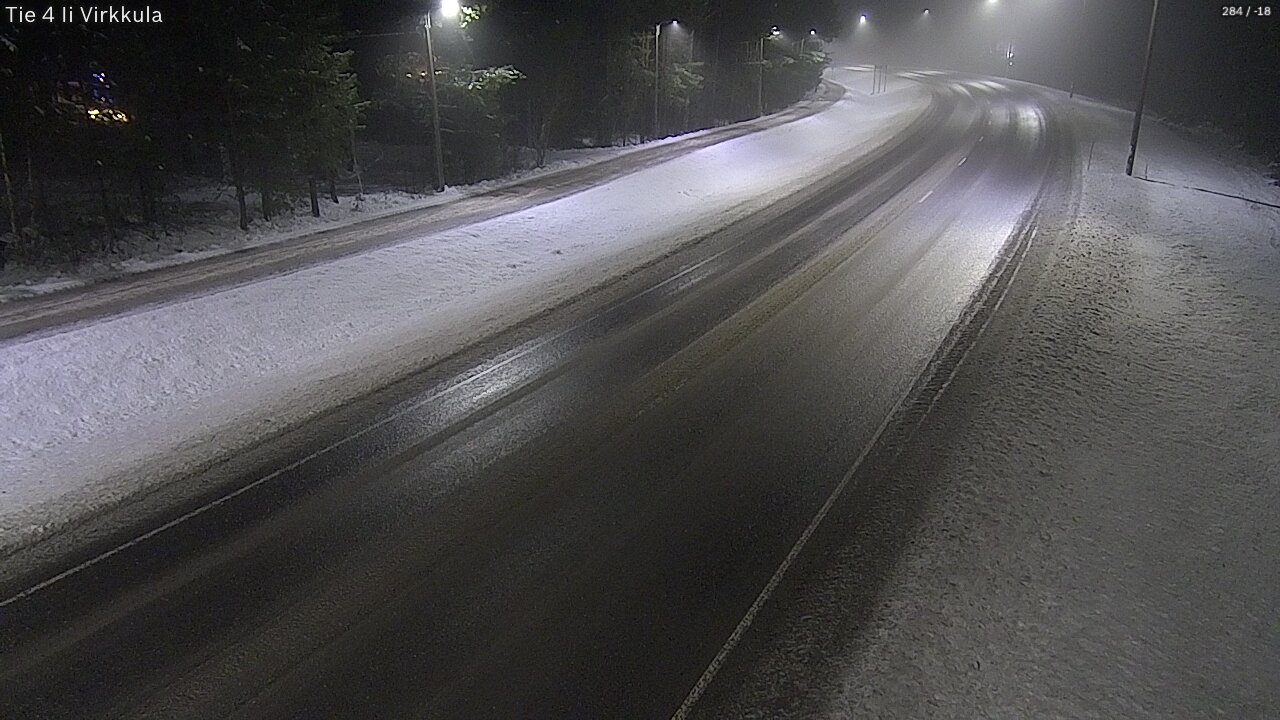Weather Camera Image Road 4 Ii, Virkkula, Ii, Pohjois-Pohjanmaa