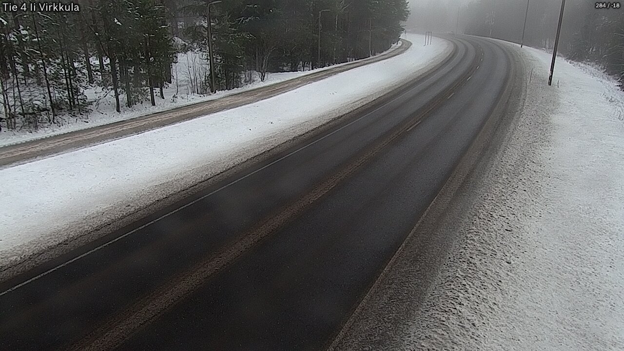 Weather Camera Image Road 4 Ii, Virkkula, Ii, Pohjois-Pohjanmaa
