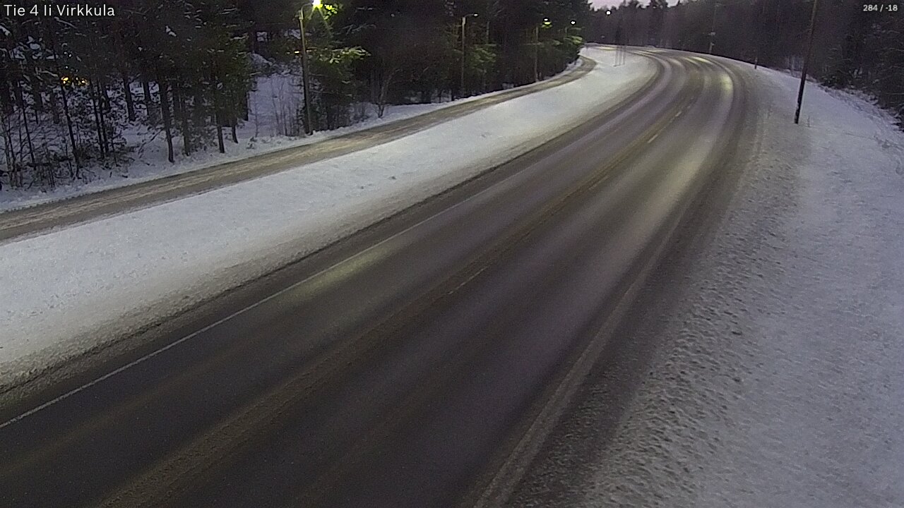 Weather Camera Image Road 4 Ii, Virkkula, Ii, Pohjois-Pohjanmaa