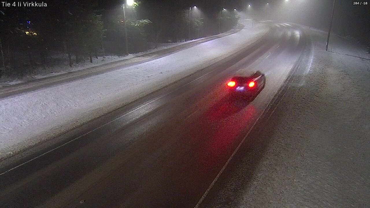 Weather Camera Image Road 4 Ii, Virkkula, Ii, Pohjois-Pohjanmaa