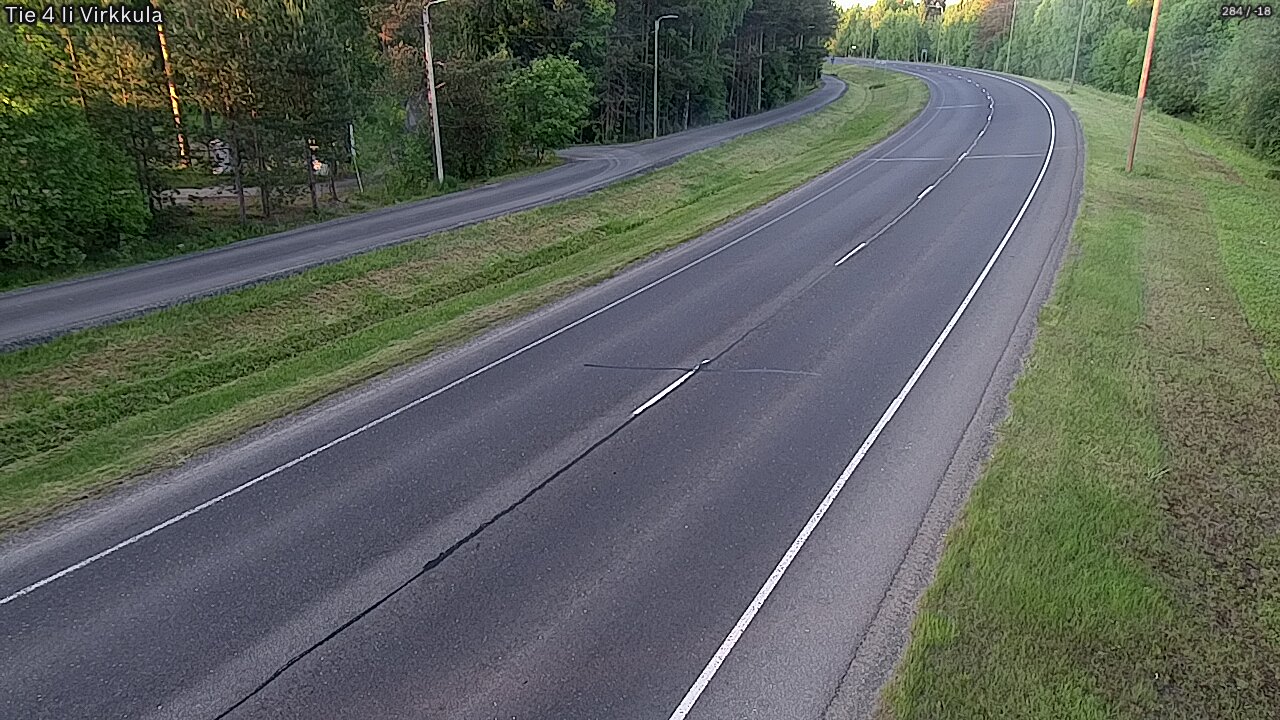 Weather Camera Image Väg 4 Ijo, Virkkula, Ii, Pohjois-Pohjanmaa