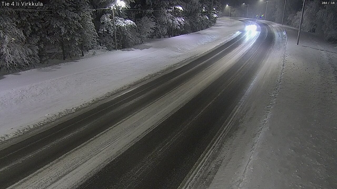 Weather Camera Image Road 4 Ii, Virkkula, Ii, Pohjois-Pohjanmaa