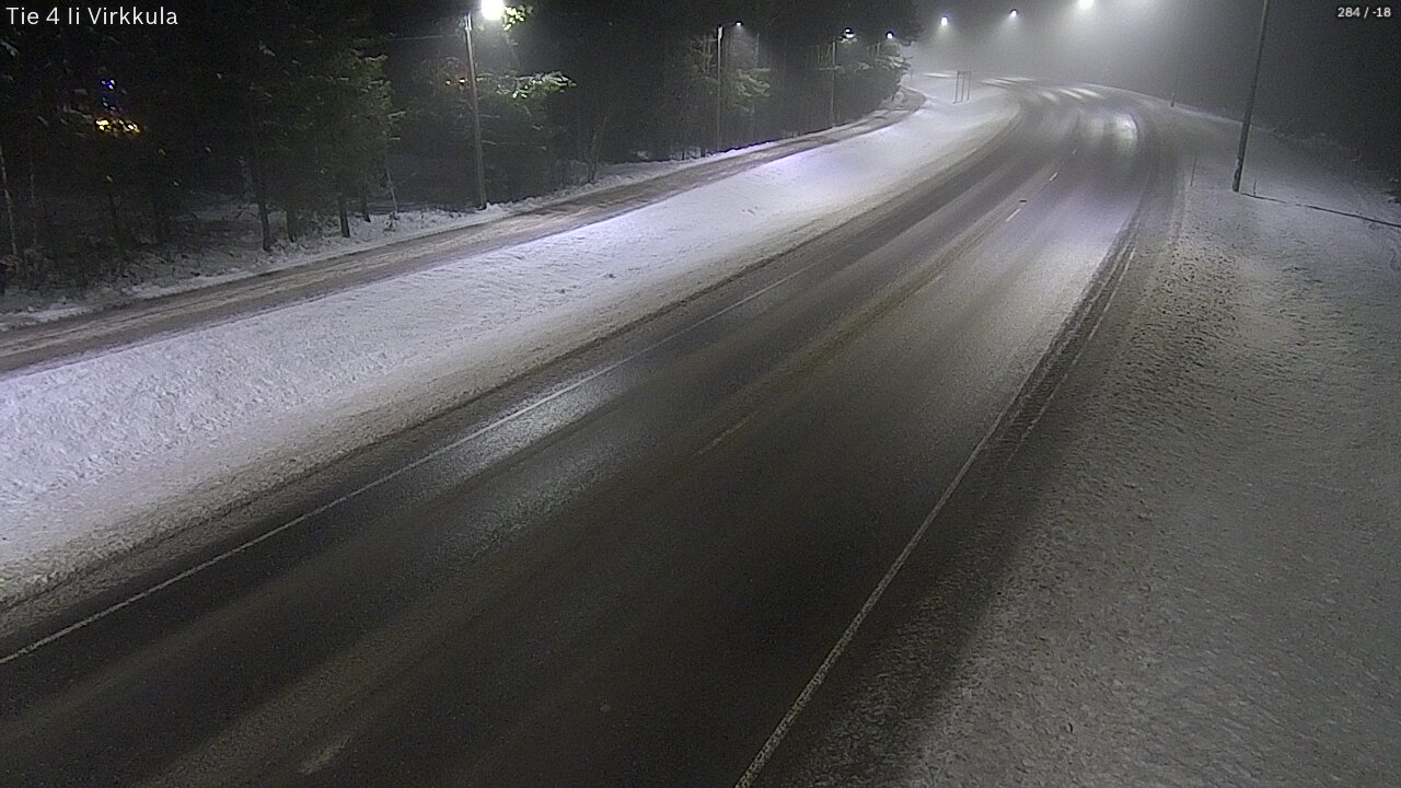 Weather Camera Image Road 4 Ii, Virkkula, Ii, Pohjois-Pohjanmaa