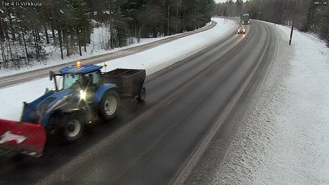 Weather Camera Image Road 4 Ii, Virkkula, Ii, Pohjois-Pohjanmaa