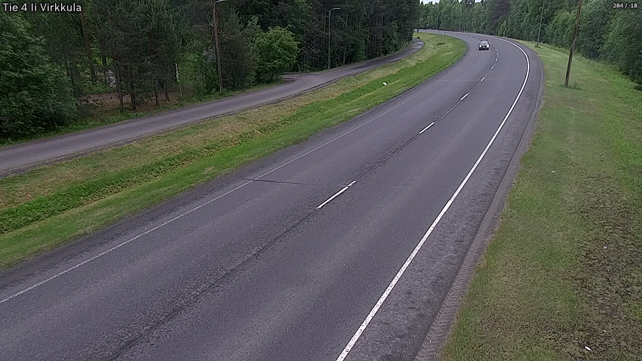 Weather Camera Image Väg 4 Ijo, Virkkula, Ii, Pohjois-Pohjanmaa