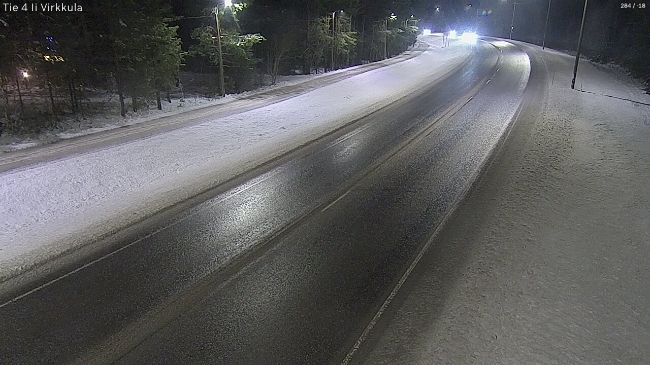 Weather Camera Image Väg 4 Ijo, Virkkula, Ii, Pohjois-Pohjanmaa