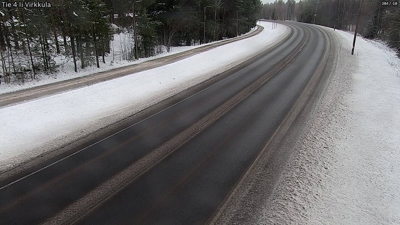 Weather Camera Image Road 4 Ii, Virkkula, Ii, Pohjois-Pohjanmaa