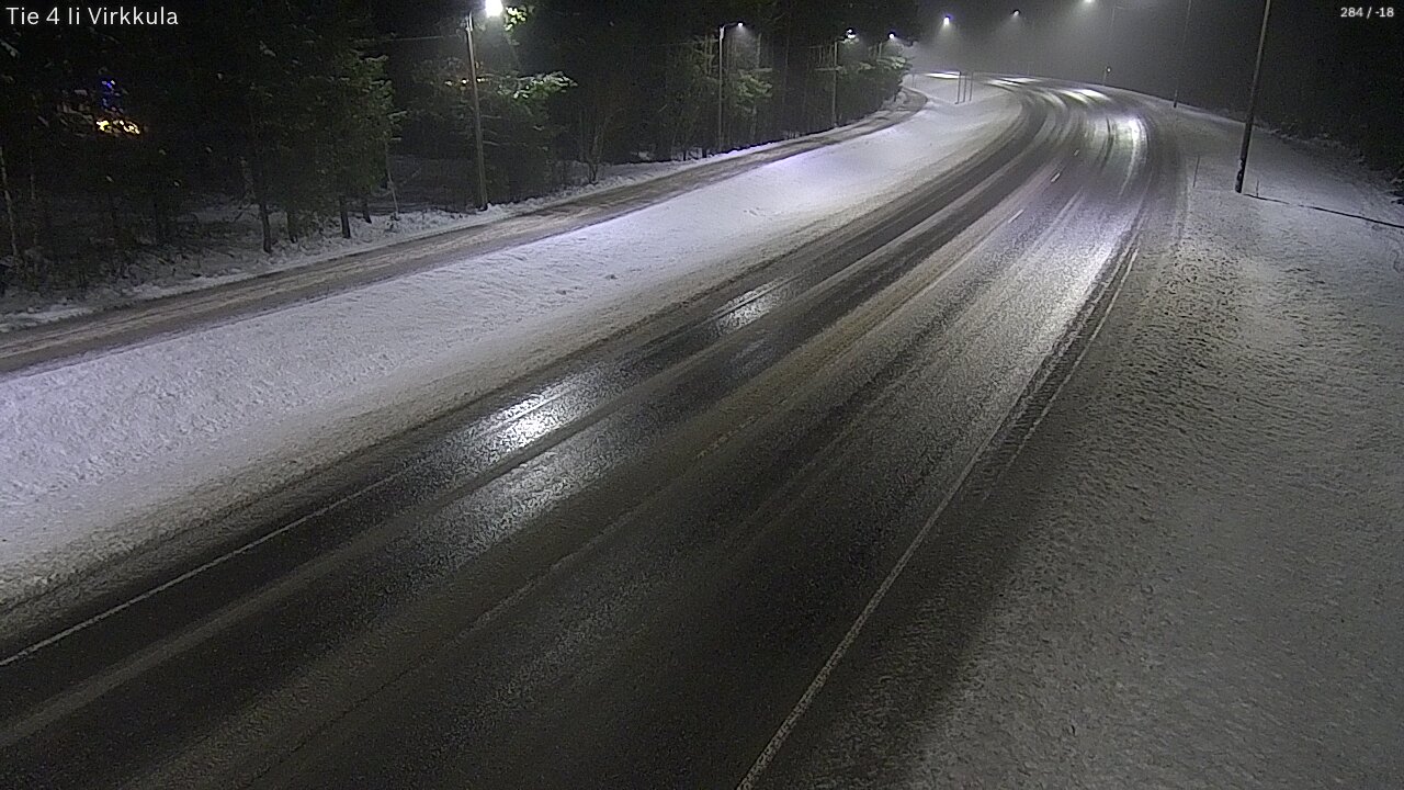 Weather Camera Image Road 4 Ii, Virkkula, Ii, Pohjois-Pohjanmaa