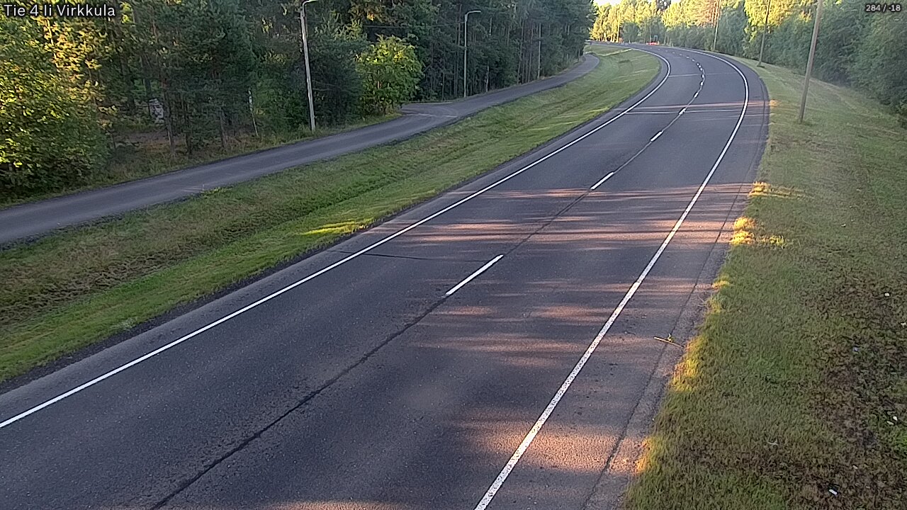 Weather Camera Image Väg 4 Ijo, Virkkula, Ii, Pohjois-Pohjanmaa