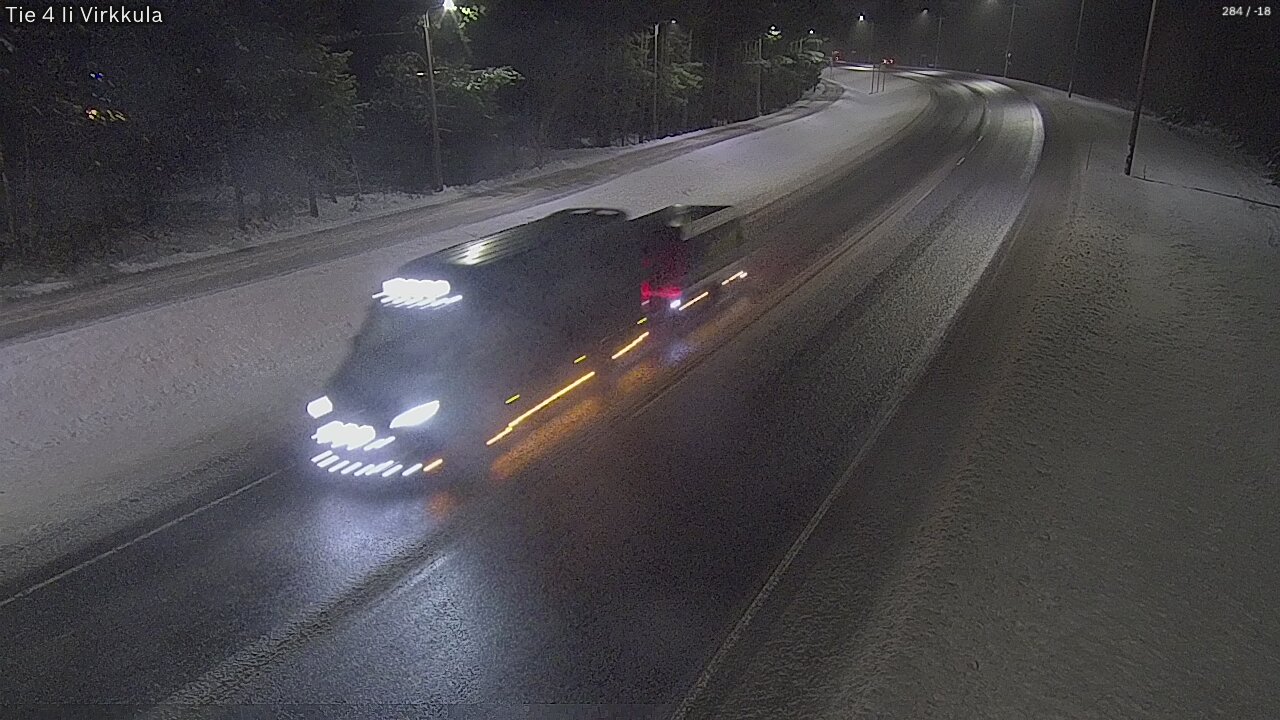 Weather Camera Image Väg 4 Ijo, Virkkula, Ii, Pohjois-Pohjanmaa