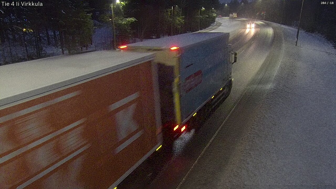Weather Camera Image Väg 4 Ijo, Virkkula, Ii, Pohjois-Pohjanmaa