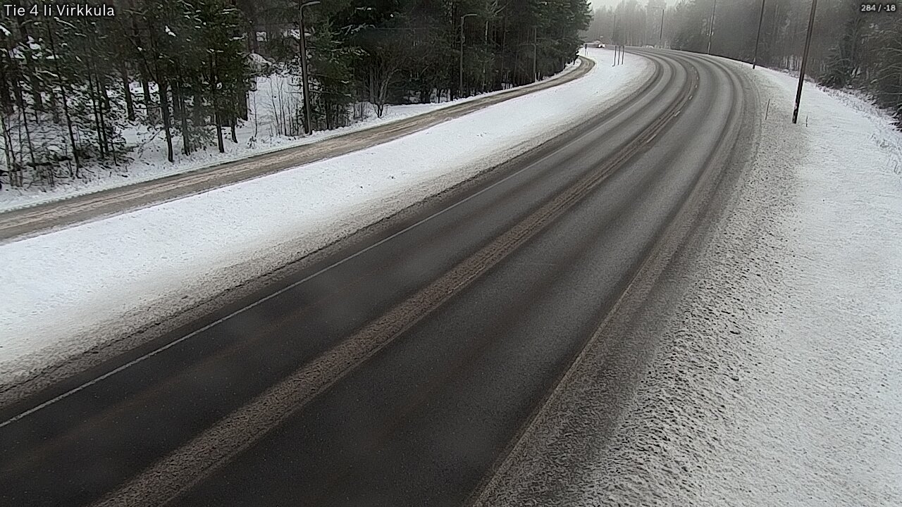 Weather Camera Image Road 4 Ii, Virkkula, Ii, Pohjois-Pohjanmaa