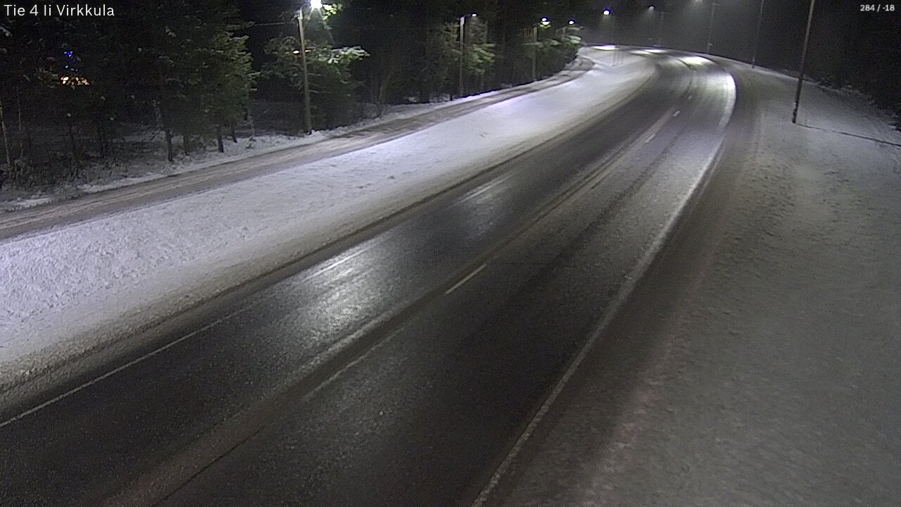 Weather Camera Image Väg 4 Ijo, Virkkula, Ii, Pohjois-Pohjanmaa