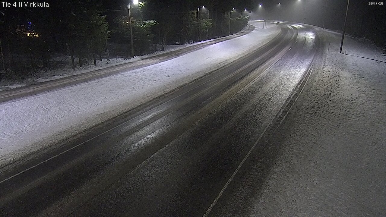 Weather Camera Image Road 4 Ii, Virkkula, Ii, Pohjois-Pohjanmaa