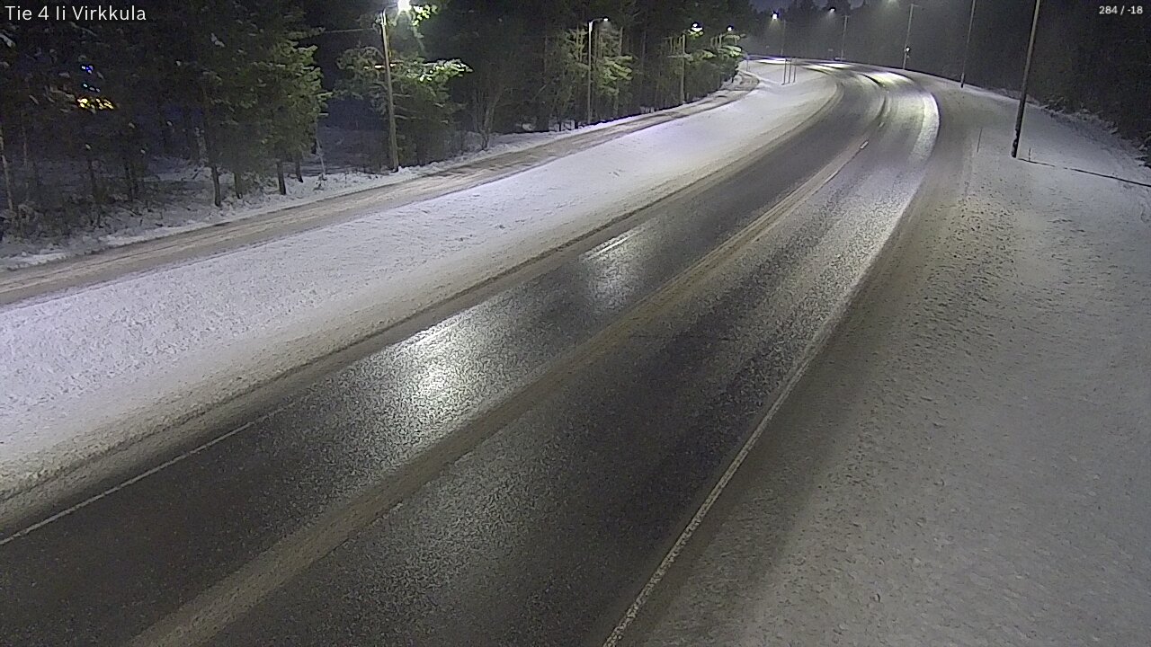 Weather Camera Image Väg 4 Ijo, Virkkula, Ii, Pohjois-Pohjanmaa