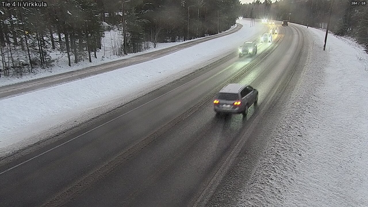 Weather Camera Image Road 4 Ii, Virkkula, Ii, Pohjois-Pohjanmaa
