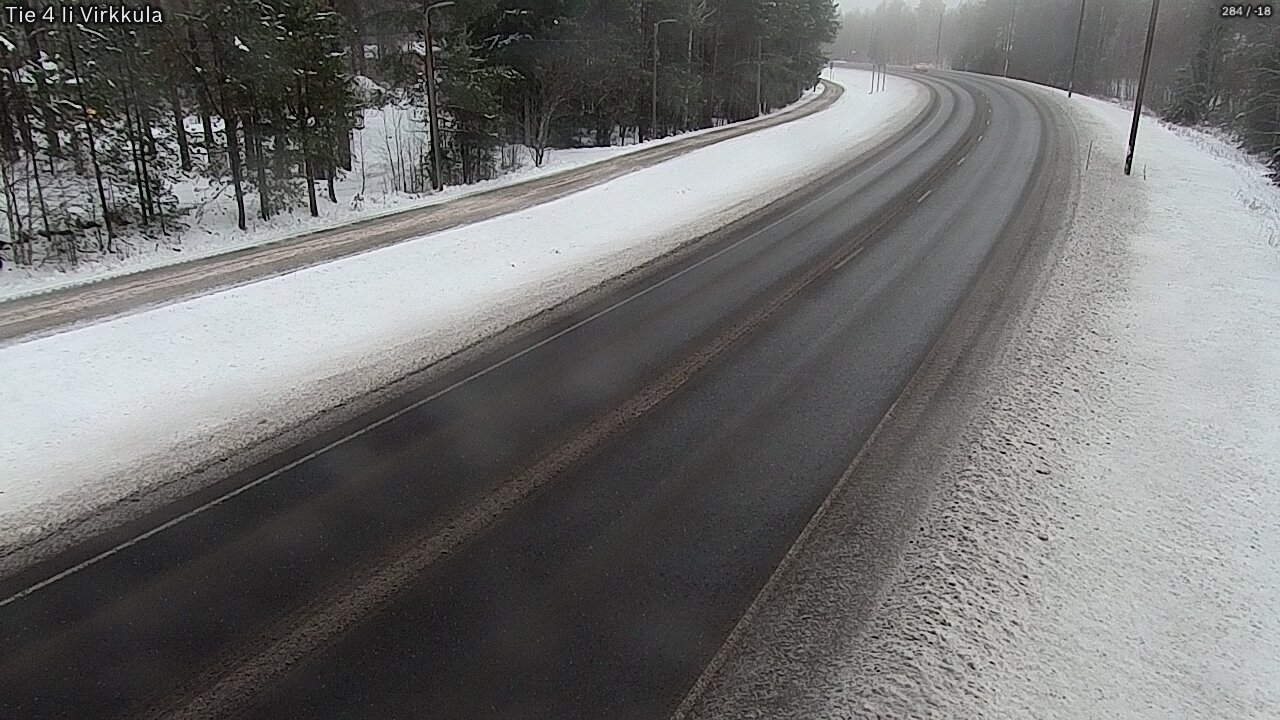 Weather Camera Image Road 4 Ii, Virkkula, Ii, Pohjois-Pohjanmaa