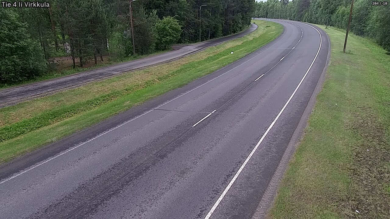 Weather Camera Image Väg 4 Ijo, Virkkula, Ii, Pohjois-Pohjanmaa