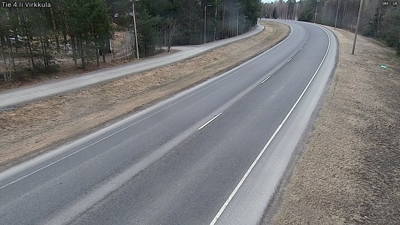 Weather Camera Image Väg 4 Ijo, Virkkula, Ii, Pohjois-Pohjanmaa