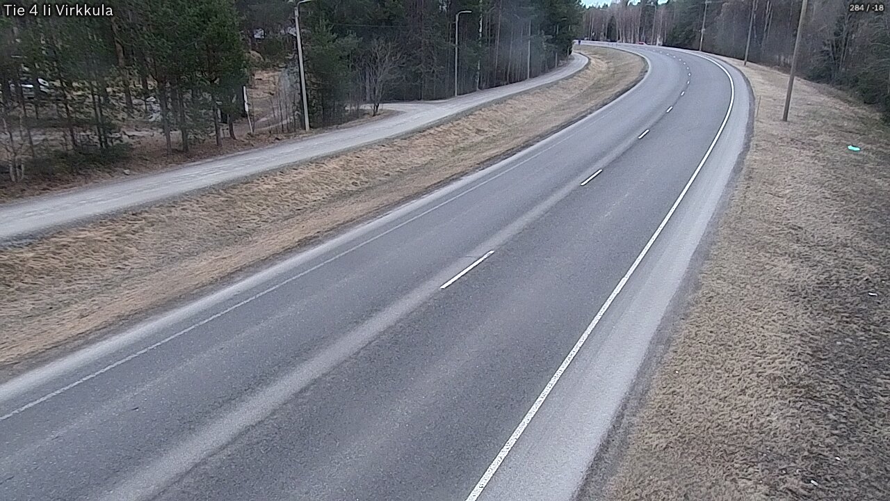 Weather Camera Image Väg 4 Ijo, Virkkula, Ii, Pohjois-Pohjanmaa