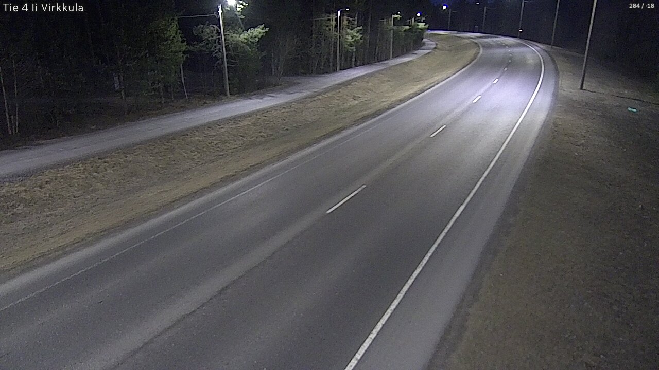 Weather Camera Image Väg 4 Ijo, Virkkula, Ii, Pohjois-Pohjanmaa