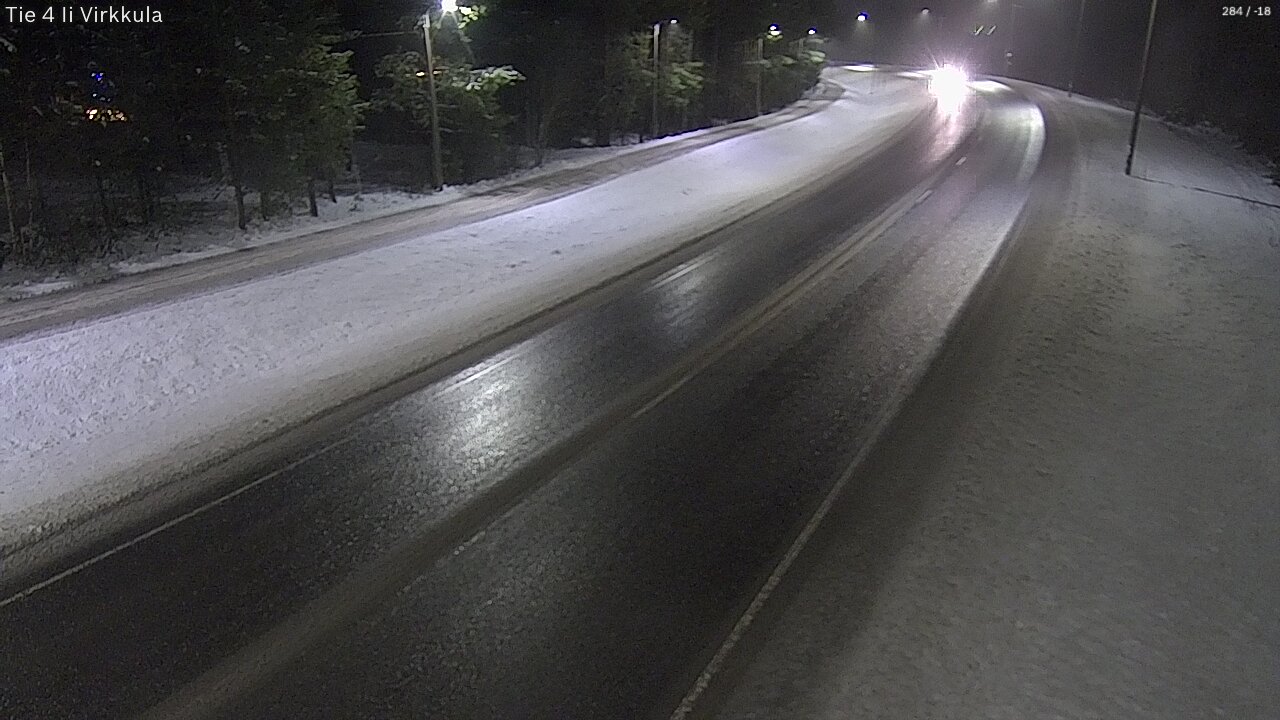 Weather Camera Image Väg 4 Ijo, Virkkula, Ii, Pohjois-Pohjanmaa