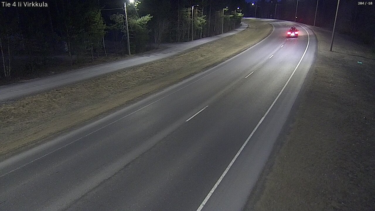 Weather Camera Image Väg 4 Ijo, Virkkula, Ii, Pohjois-Pohjanmaa