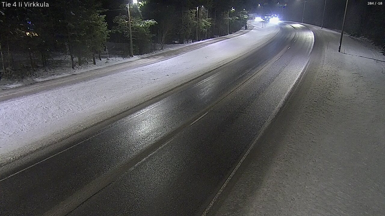 Weather Camera Image Väg 4 Ijo, Virkkula, Ii, Pohjois-Pohjanmaa