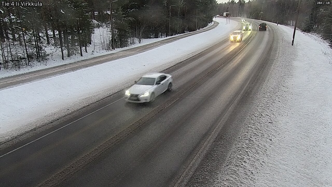 Weather Camera Image Road 4 Ii, Virkkula, Ii, Pohjois-Pohjanmaa
