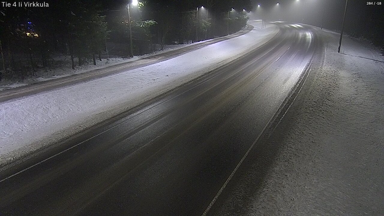 Weather Camera Image Road 4 Ii, Virkkula, Ii, Pohjois-Pohjanmaa