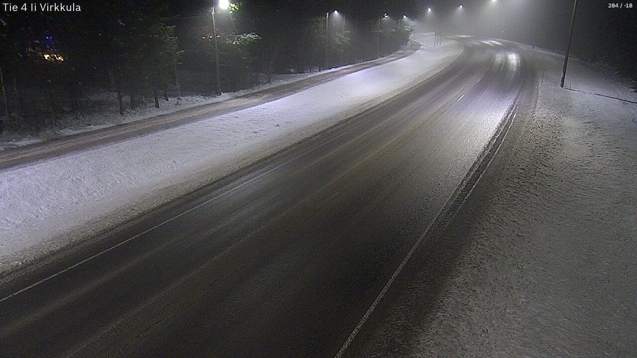 Weather Camera Image Road 4 Ii, Virkkula, Ii, Pohjois-Pohjanmaa