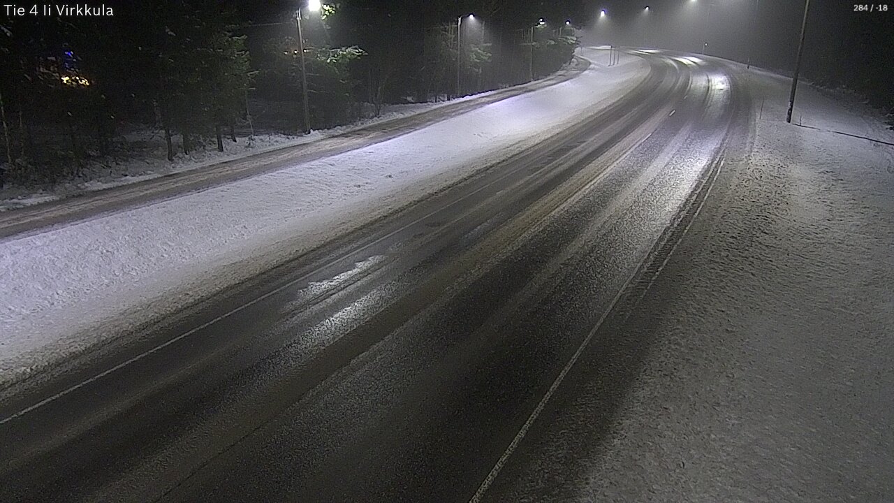 Weather Camera Image Road 4 Ii, Virkkula, Ii, Pohjois-Pohjanmaa